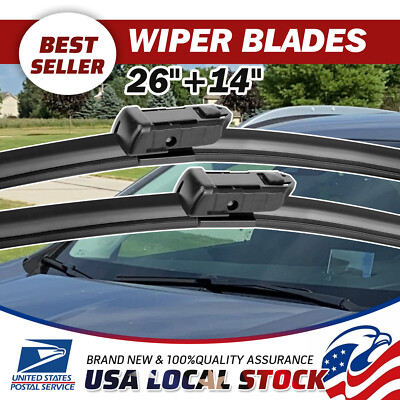 26'' 14'' Premium Front Windshield Wiper Blade All Season For CHEVROLET Trax 15-21