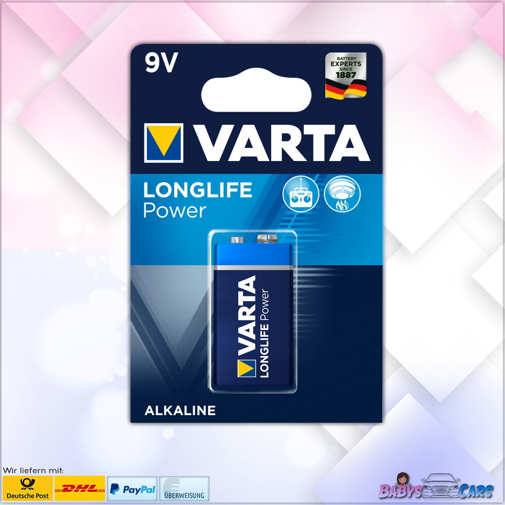 Varta Longlife Power  9V /  9V Block 6Lp3146 Auswahl 1-20 Stück Mhd 12-2023