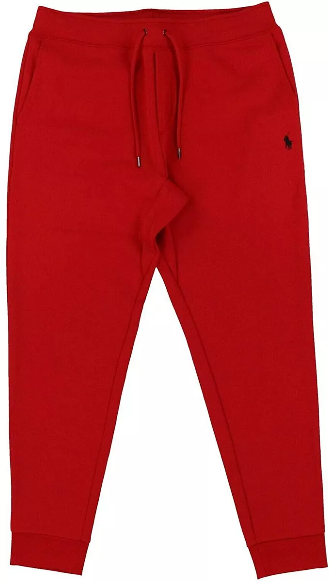 Classic Polo Men's Red Solid Mélange Slim Fit Stylish Jogger Pant