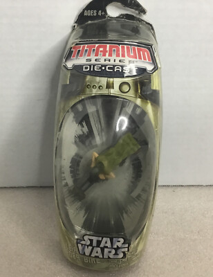 Star Wars Titanium Series 2006 Die Cast Metal LEIA S SPEEDER BIKE