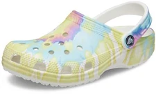 Crocs Unisex-Adult Classic Tie Dye Clogs 205453-94S Roomy Fit Pastel Tie Dye