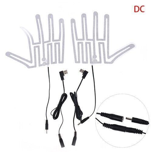 5V USB Gloves Heated Pads Electric Heating Element Heater for motorcycle Gloves - Foto 1 di 10