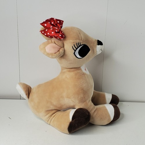 Peluche Rudolph El Reno Nariz Roja Música Musical Clarice 10" Película Dan Dee Juguete - Imagen 6 de 7