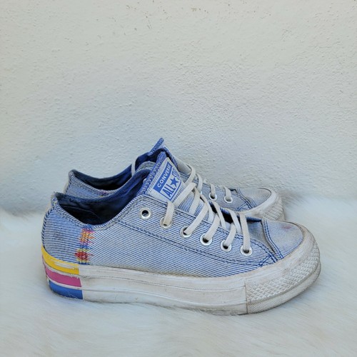 white platform converse 6.5