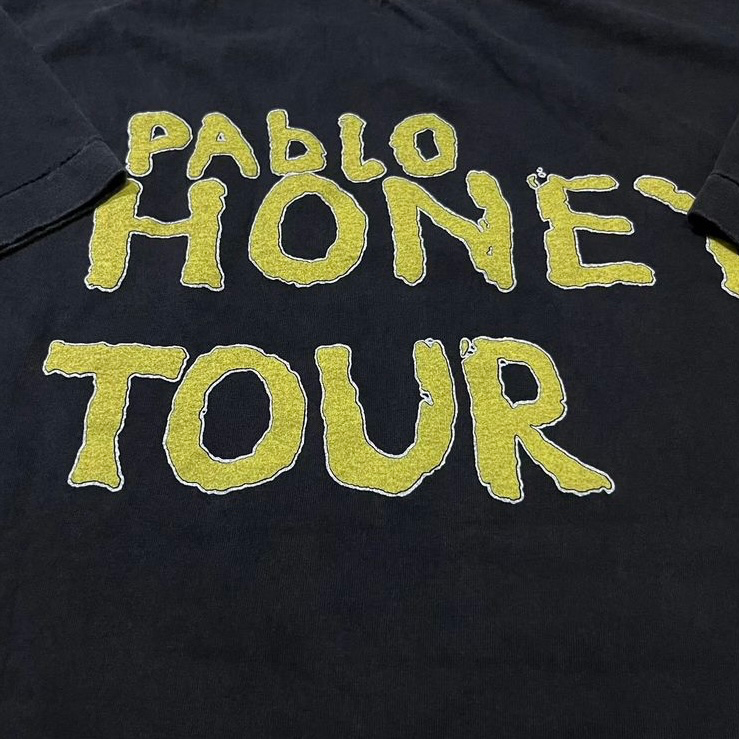 RADIOHEAD Vintage XL 1993 Pablo Honey Tour 90s Band Giant RADIOHEAD Vintage XL 1993 Pablo Honey Tour 90s Band Giant