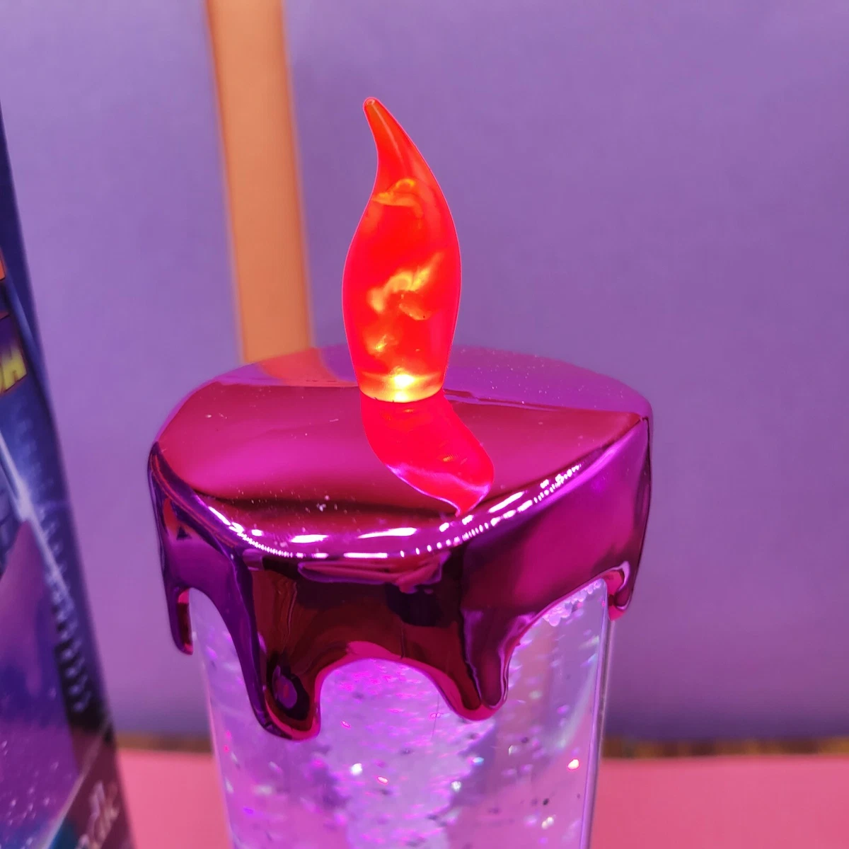 Color changing led water candle with glitter deals