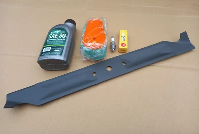 Hayter Harrier Pro 56 560 Service Kit Air Filter Spark Plug & Oil .6l & Blade