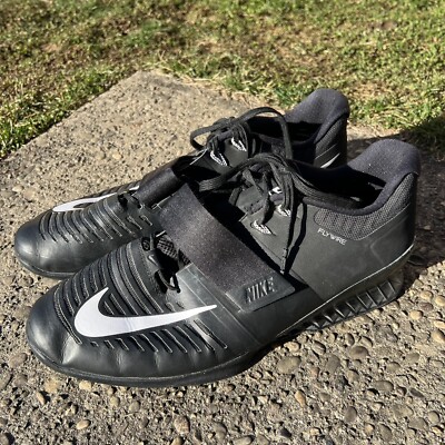 Nike Romaleos Black Weightlifting Training Shoes 852933-002 - Main Image