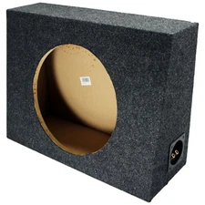 Single 12" Subwoofer Universal Standard Cab Truck Sub Box Enclosure Speaker