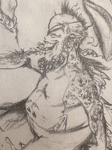 Drawing Tattoo Art Bird Beak Men Fantasy - Picture 8 of 12