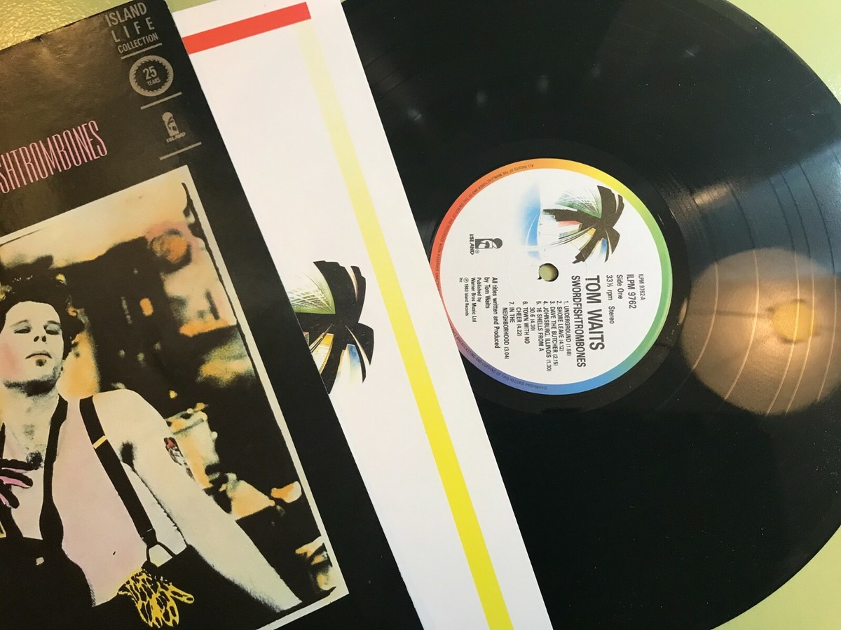 Tom Waits SWORDFISHTROMBONES LP ilpm 9762 1983 '86 re rare vinyl