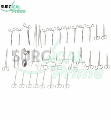 Lot Of 37 Pcs Basic Minor Surgery Forceps Scissors N H Sets Surgical Instrument
