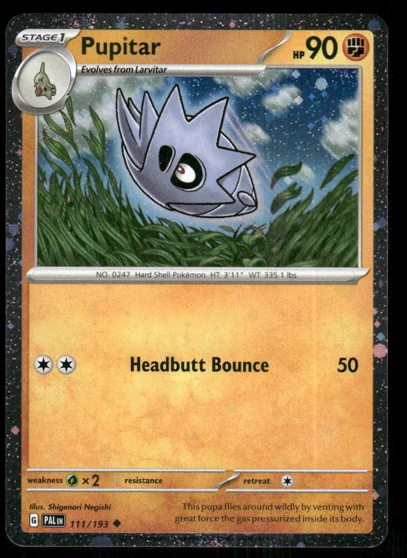 Pupitar 111/193 Promo Pokemon Near Mint