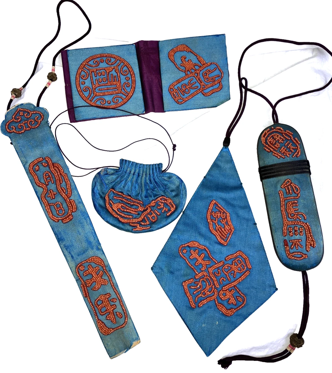 Silk & Fabric Blue 1850-1899 Asian Antiques for sale | eBay