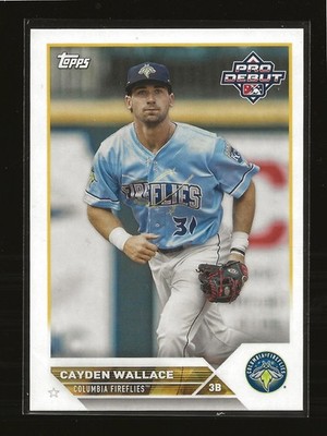 2023 Topps Pro Debut Cayden Wallace Base Card Columbia Fireflies (#PD-133)