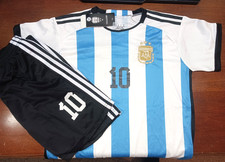 Lionel Messi Shirt and Shorts Set Size 26 Youth Small-Medium