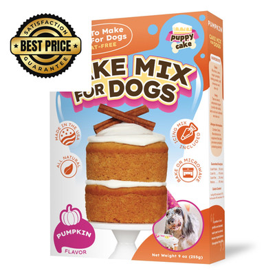 Puppy Cake Pumpkin Mix and Frosting (Wheat-free) 8.99 Ounce (Pack of 1) 