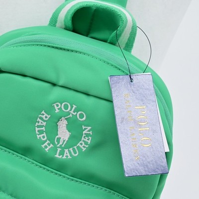 NWT Polo Ralph Lauren Crossbody Backpack Green Sporty Luxe  display picture 2