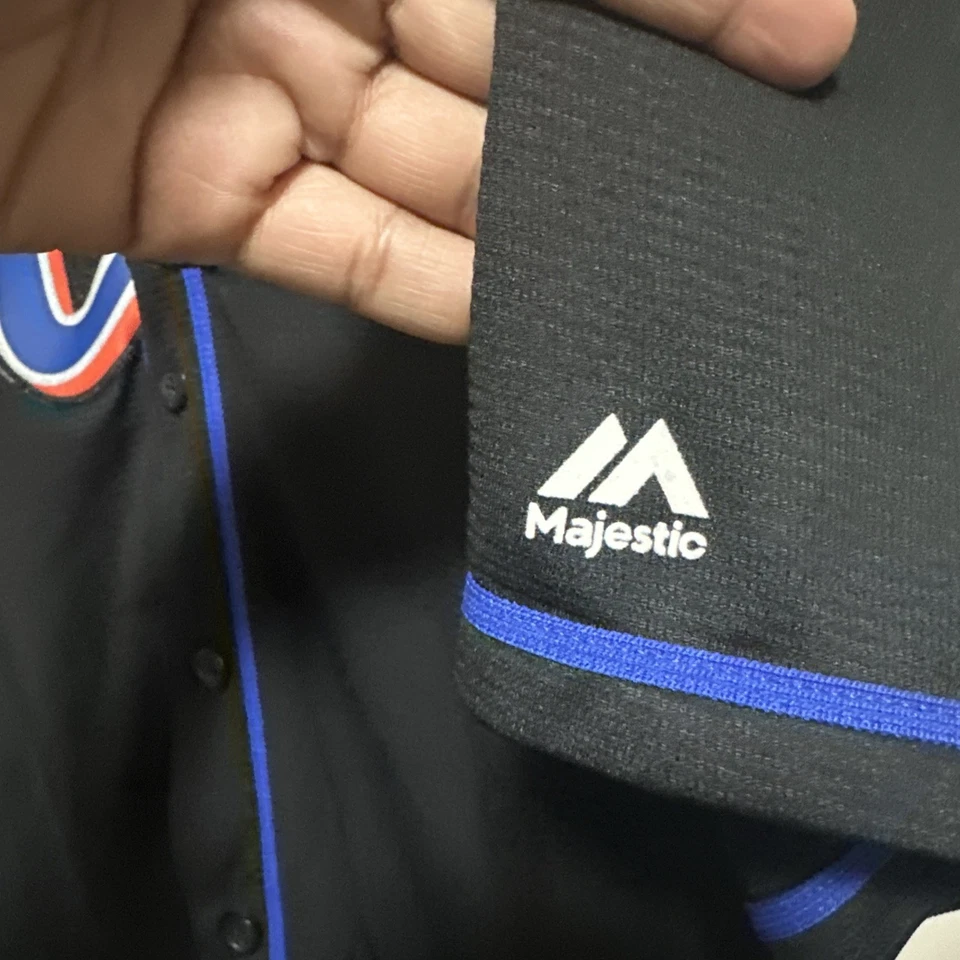 Majestic New York Mets Roberto Alomar Talla M, Camiseta de Béisbol. Foto 3 de 4