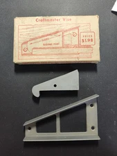 NOS Craftmaster Vise for Workbench Work Holding in Original Box VINTAGE VICE