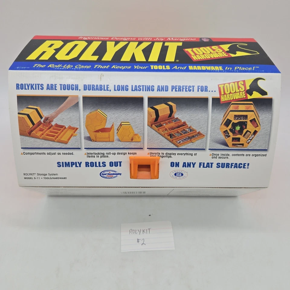 NEW SEALED ROLYKIT S-11 Roll Up Storage System ORANGE Fishing Tools Hardware - Image 4 of 4