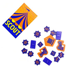 Scout Card Game Circus Scout Board Game 2-5 People Poker Card Deck for Party