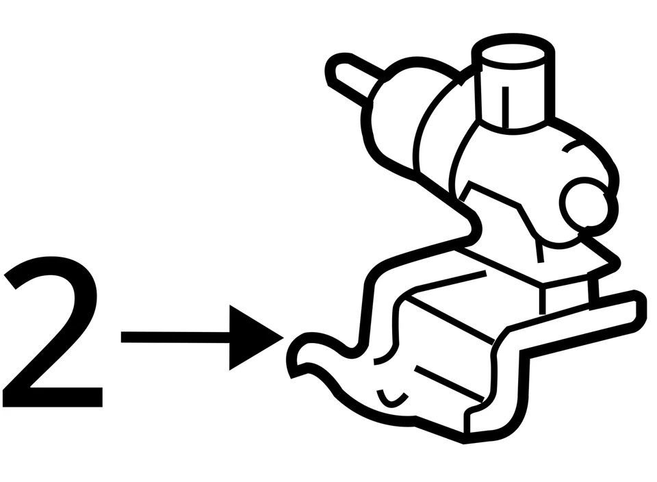 Válvula interruptor de vacío Toyota Sequoia 2001-2007 25860-50100 OEM Foto 4 de 4
