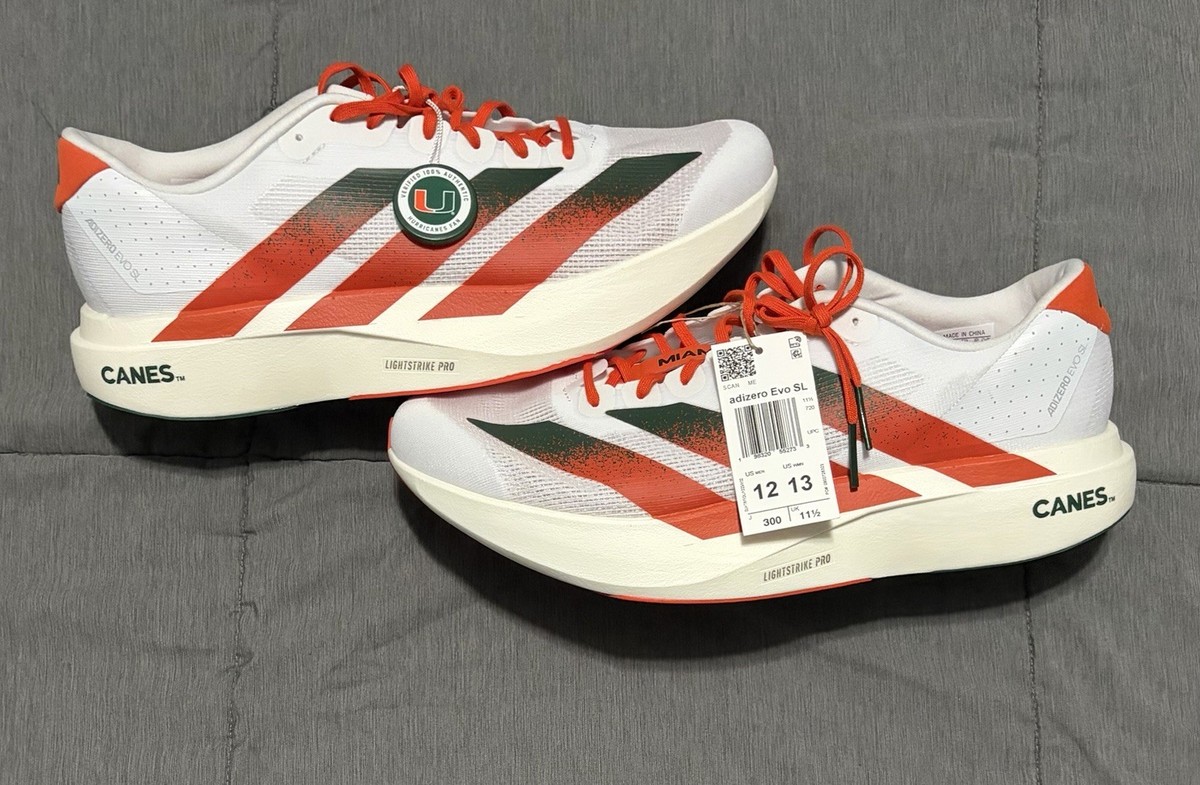 adidas adizero Evo SL Miami Hurricanes Lightweight Running  display picture 2