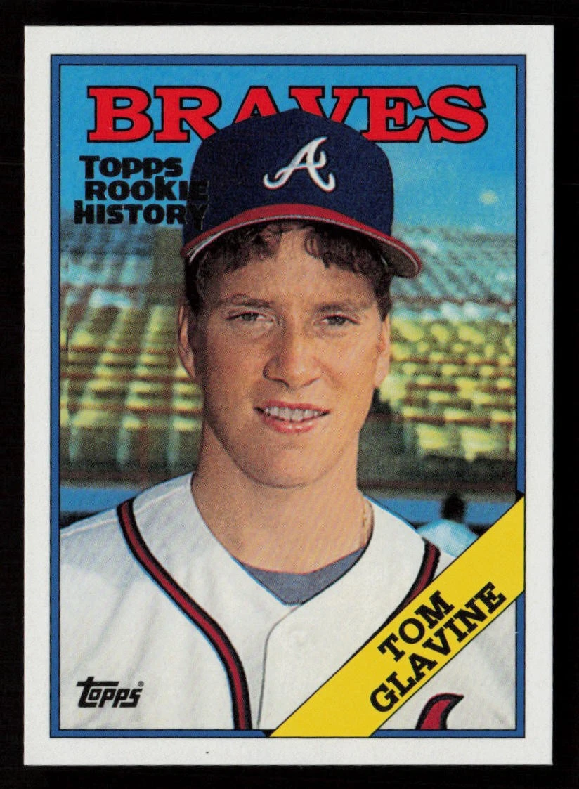 Tom Glavine trading card