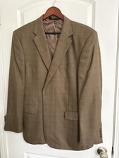 Men s Blazers/ Sports Coats- Jos. A Bank - 44L - Brown Plaid - Great Deal