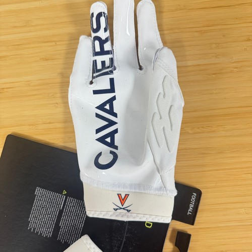 Nike Virginia Cavaliers Superbad PE Football Gloves - DX5310-112 - Sz: Large - Picture 3 of 5