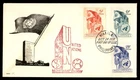 Mayfairstamps Philippines FDC 1951 Woman Flag UN Symbol UN Headquarters First Da