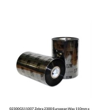 Zebra GX420T (110mm x 74m) Black Wax Resin Thermal Transfer Ribbon Box Of 12
