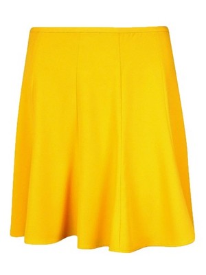 Michael Kors Women's Flared Mini Skirt (8, Taxi Yellow) MKMS57EAT3V3TY8LG
