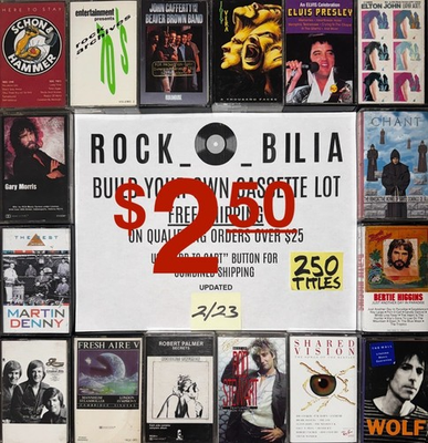 #ad #ad $2.50 CLEARANCE BUY 10 GET FREE SHIPPING BUILD MAKE YOUR OWN LOT CASSETTE TAPES $2.50