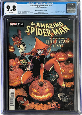Amazing Spider-Man 14 McGuinness Variant Cover A CGC 9.8 WH 2023 Hallow's Eve