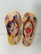 Havaianas Flip Flops Kids Princess Snow White Size 11/12C
