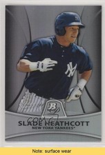 2010 Bowman Platinum Prospects Thin Stock Refractor Slade Heathcott READ 0l2