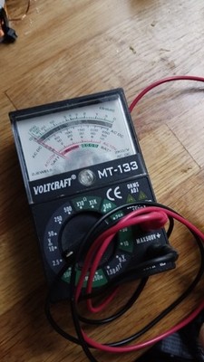 Voltkraft MT 133 Voltmeter analog Messgerät alte Machart