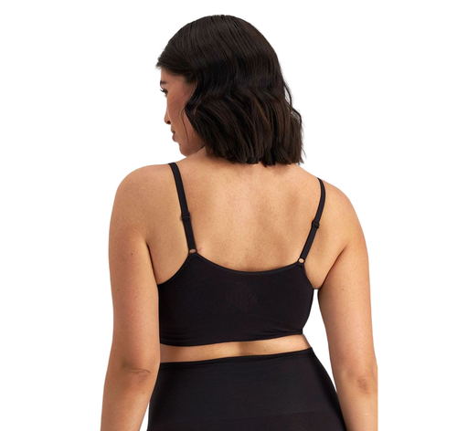 Womens Jockey Skimmies Bralett Black Lightweight Bra - Picture 6 of 7