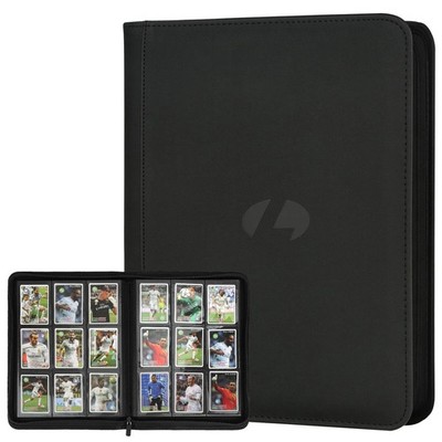 large trading card binder Amazon.com: Card Binder, 9 Pocket Trading Card Album Folder,20 Pages, 360  Card Capacity Sports Card Binder, Premium Card Binders Compatible with MTG,  TCG, Baseball Cards (Black) : Toys & Games main image 1