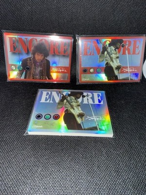 Keepsake Jimi Hendrix 3 Gemstone Encore Lot (2 # /50, 1 Base)