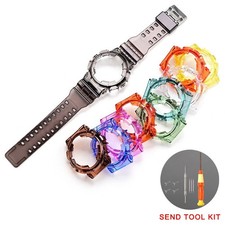 Soft Watch Band  Bezel For Casio G-Shock GA-100/110/120/140 GLS-100 GAX-100