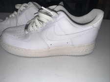 Nike Air Force 1 '007 Low Triple White' CW2288-111 Men's Size 8.5 Shoes-No Box