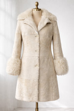 ae Élégance Paris Lammfell Mantel 46 Shearling Schaffell Luxus Designer Mantel