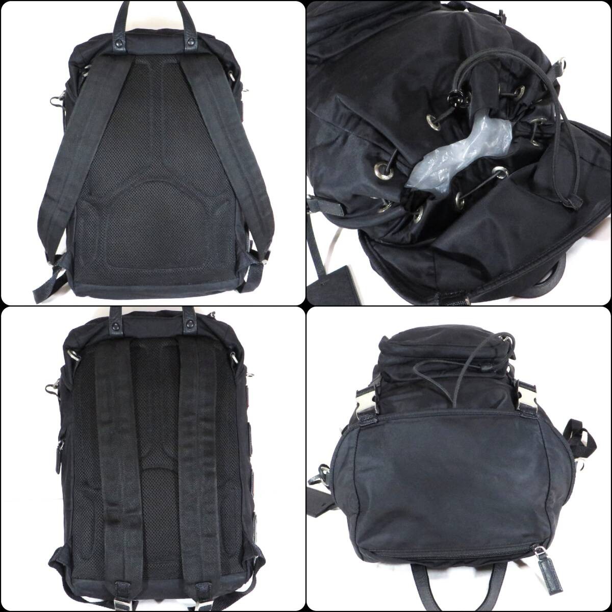 PRADA Re Nylon Backpack Regular  402 000 yen TESSTO CHARACT Logo Patch 2VZ Backp thumbnail 4