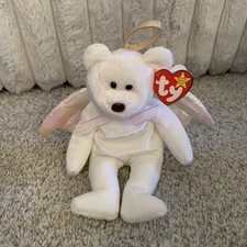 TY Beanie Baby - HALO the Angel Bear 8.5 inch - Stuffed Animal Toy