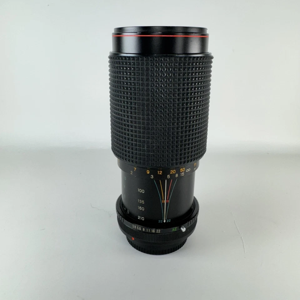 Vintage Promaster Spectrum 7 70-210mm f/3.8 Lens Canon FD Mount Japan Macro Zoom - Image 3 of 4