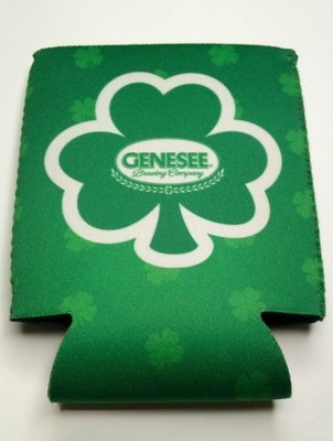 GENESEE BREWERY COMPANY of ROCHESTER NY, ''  GREEN SHAMROCK  '' BEER CAN KOOZIE