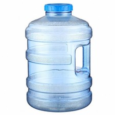 Wasserfass mit Schraubdeckel Transparent Weithalskanister Tragbar f&uuml;r Teetrinker